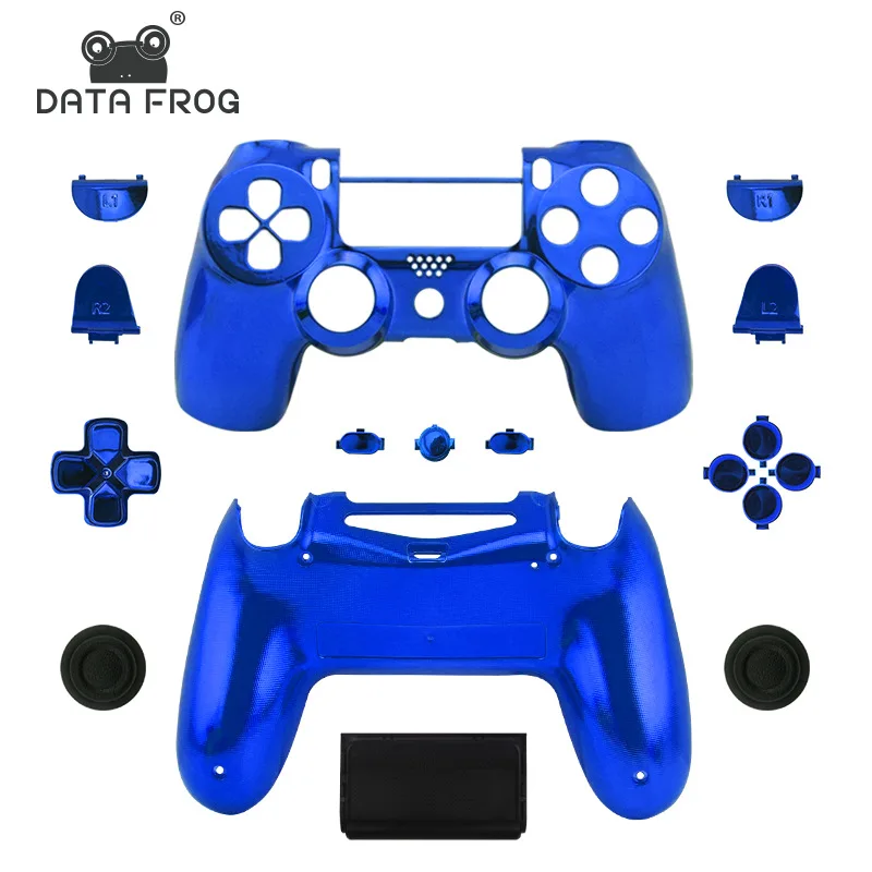 PlayStation4 - chrome　REASNOW PS4 Controller Replacement Shell - Full Set Mod Kit