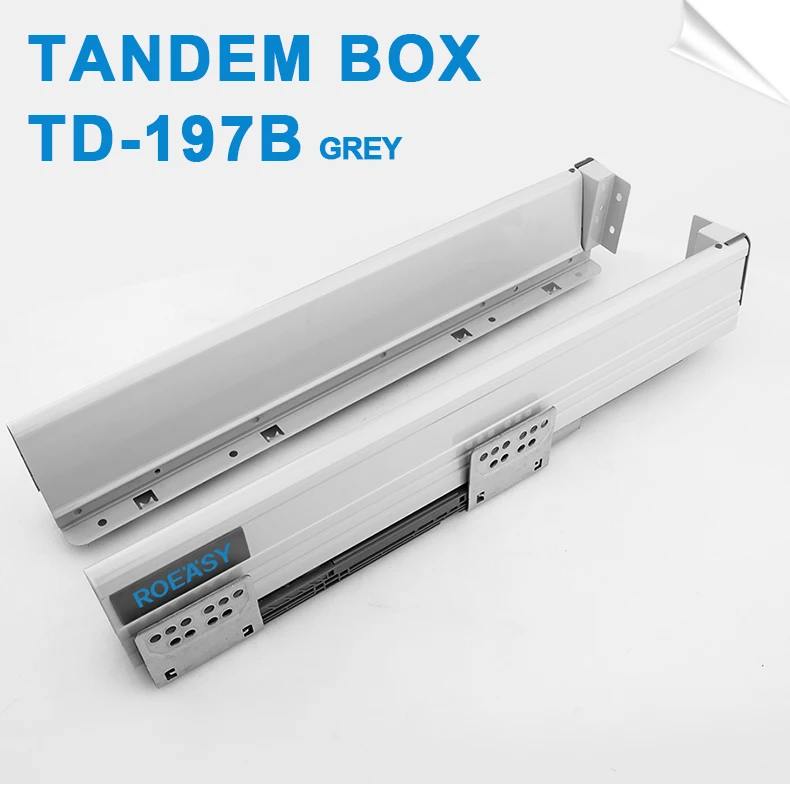 Roeasy Innotech Tandem Box Drawer Slide D Adjustment Sliding Soft Close Double Wall Drawer