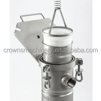 High Precision Water Bag Filter Housing Stainless Steel 304/316 7-8 Bar