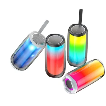 Hot Best-sale New Pluse5 flip6 Full Screen Colorful Wireless Bluetooth Speaker JBLS Colorful Glow Mini Audio portable speakers