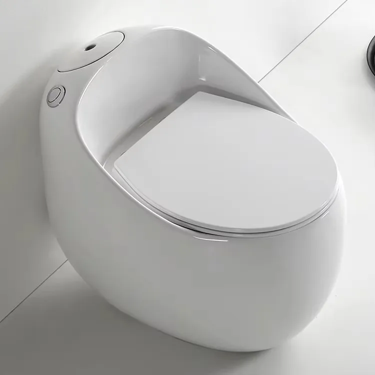 Chaozhou Factory Matte Black Grey Ceramic Marble One Piece Siphonic Washdown Toilet Bowl Egg Shape Toilet Bathroom Commode WC
