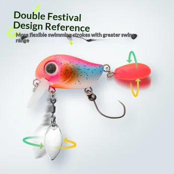 Lure Multi-segment Micro Creature Surface-type Fat Japanese-style Minnow Floating Artificial Biomimetic Stainless Steel 22g Fish – Minnow – view 4