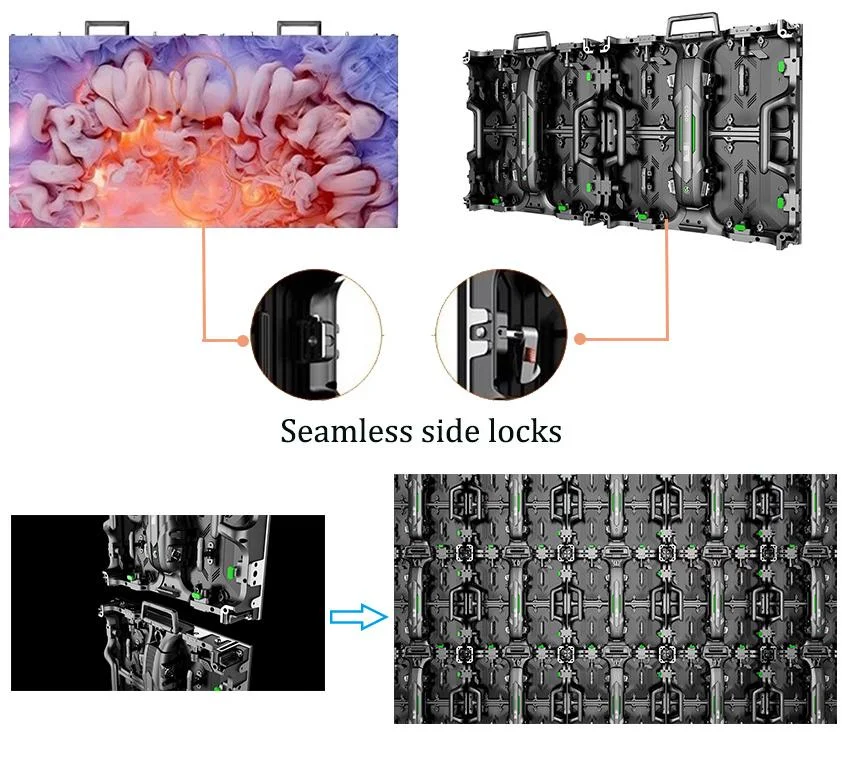 Hot Sale Full Color P2.976 P3.91 Stage Panel 500x500mm Indoor Rental Led Screen Display Diecast Nova High Brightness Led Panel