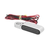 Chrome Plated Housing, 6 LEDs, Smoke Lens