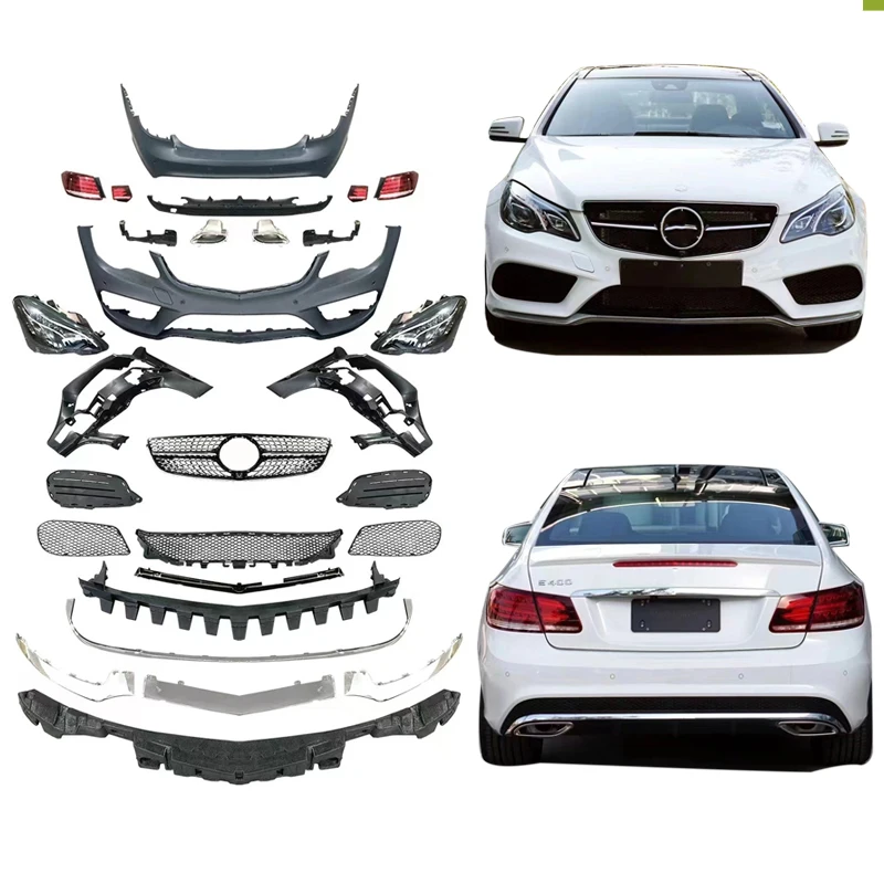 2009-2013 E Class Coupe C207 W207 Old To New Car Bumpers For E200 E300 E250 Auto Body Systems