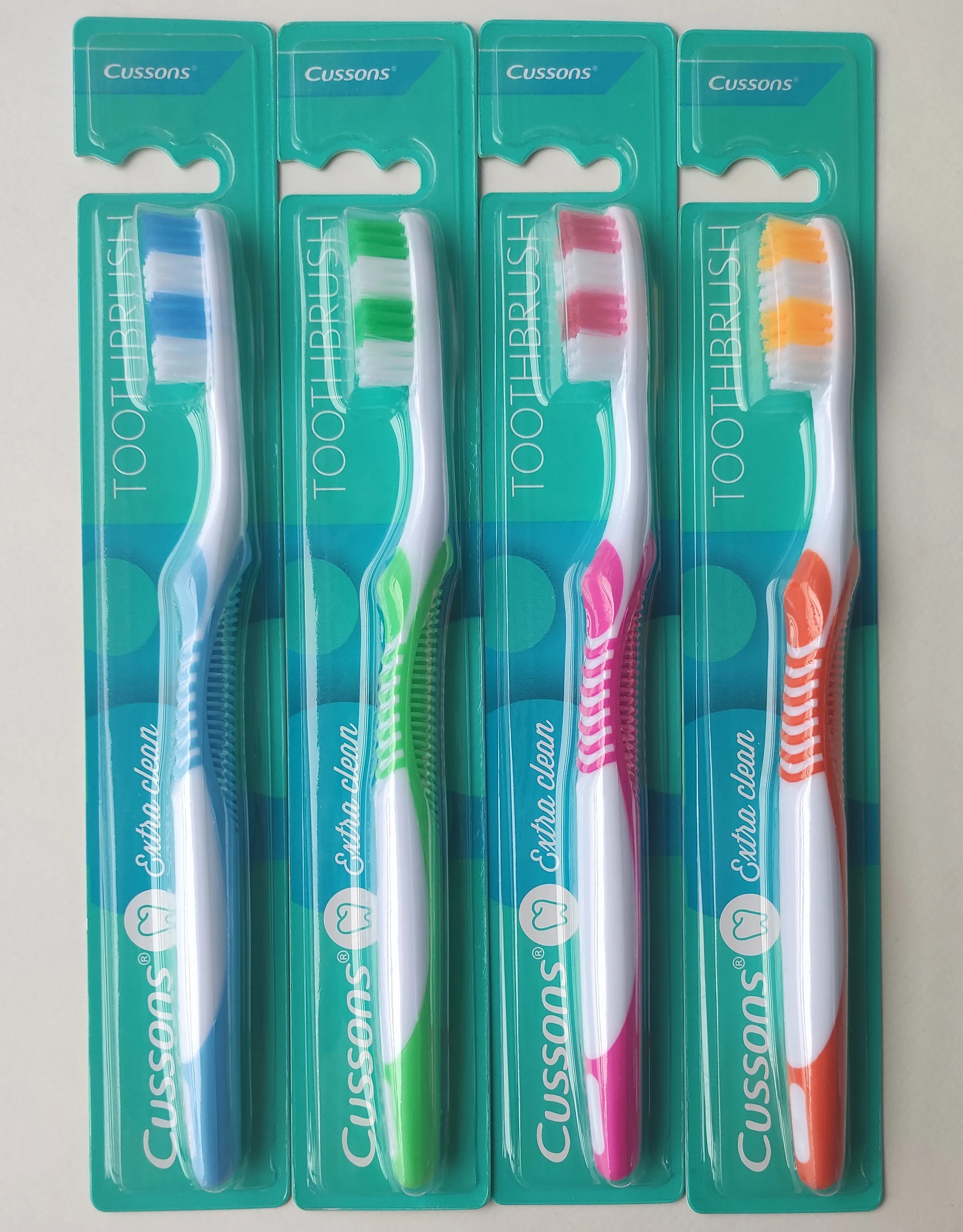 Wholesale Hot Selling Customized Adult Toothbrushes Long Brush Head Long Handle Antislip Manual