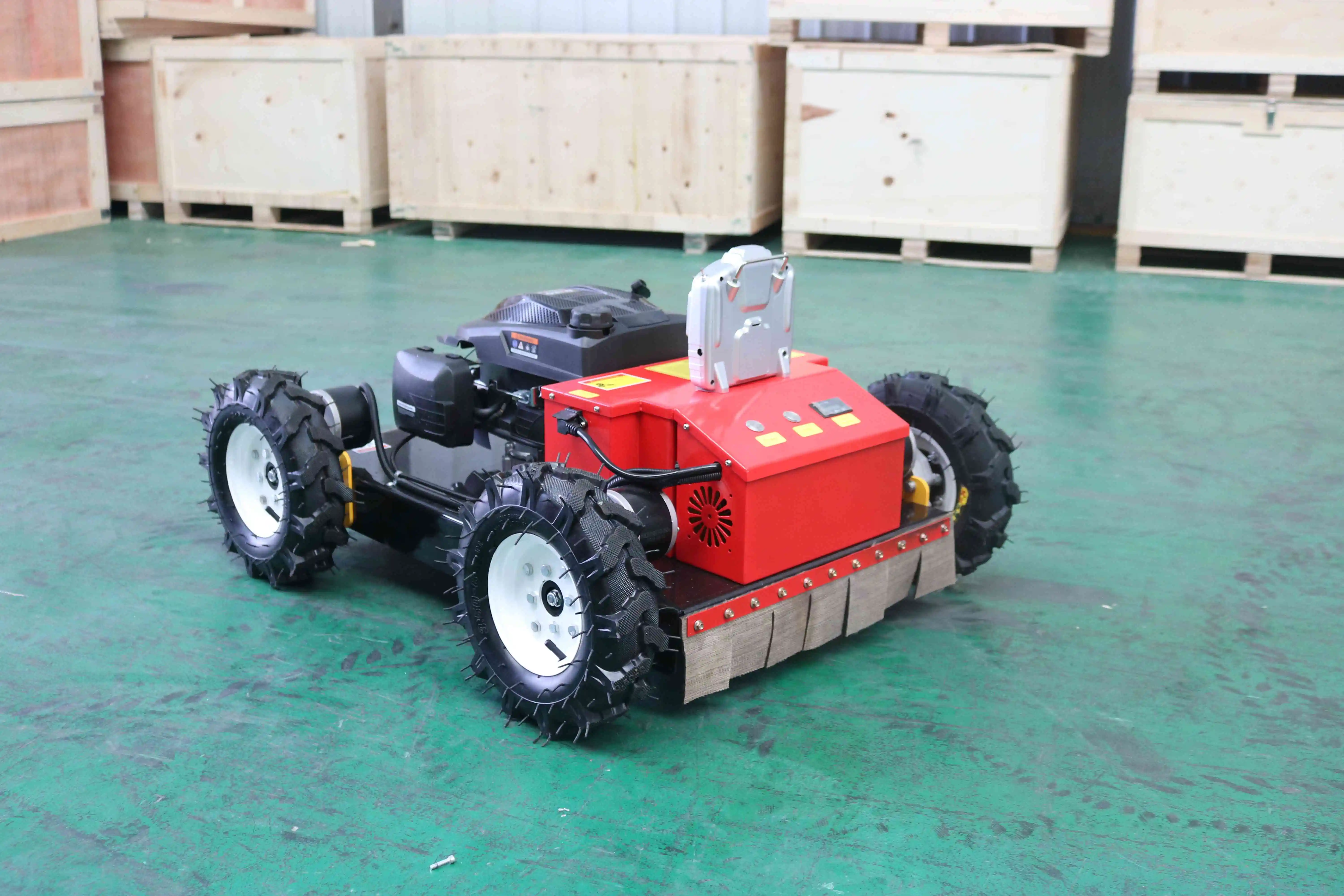 Remote Control Lawn-Mowers Grass Cutter for Slopes and Hills