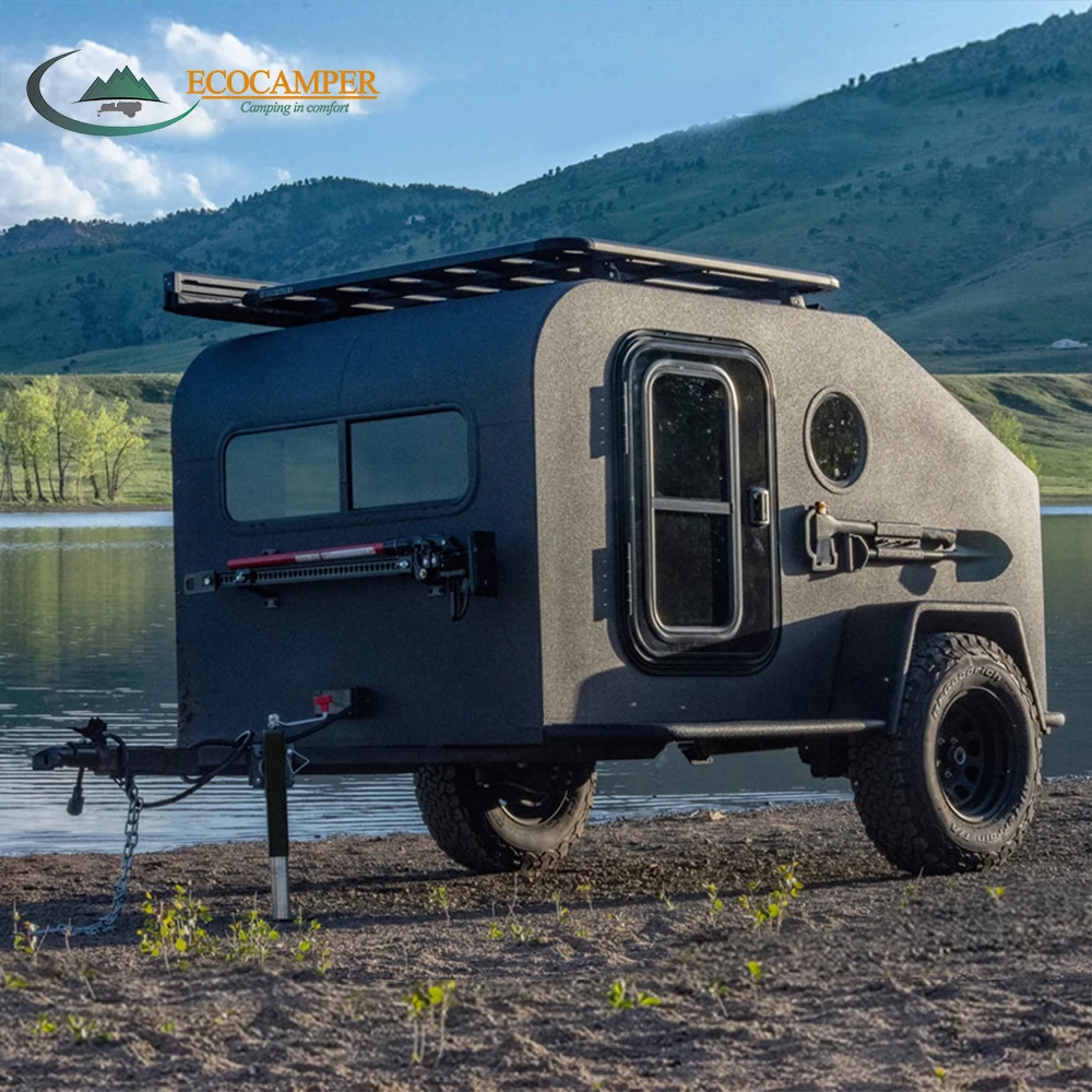 Ecocampor Small Offroad Pop Up Tent Travel Camper Trailer With Outdoor ...