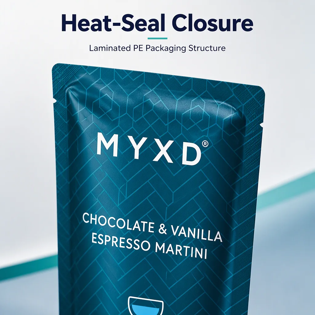 Custom Printed PE Plastic Smell Proof Stand up Pouch for Alcohol Soda Drink Beverage Juice Packaging