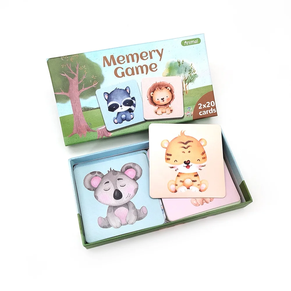 Professional Printed Memory Flash Card Matching Card Game