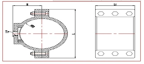 Plastic PVC Fittings Clamp Saddle Without Bolt