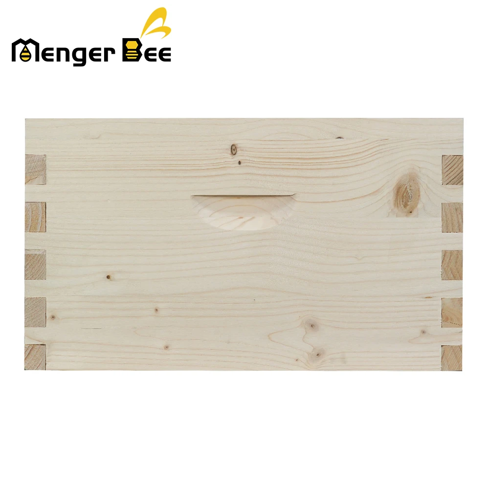 American Warehouse Stock New Langstroth 10 Frame Deep/Brood Box Beehive for Bee Farm Beekeeping Unassembled Fir Material