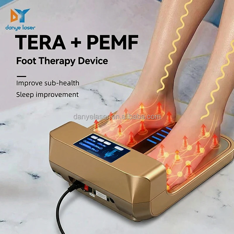Terahertz P90 Foot Massager with Wireless Control, Timer, and PEMF