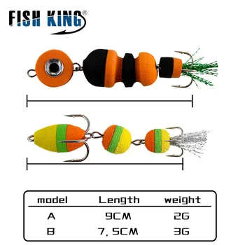 Cheery FISHKING ABS Carp Insect Foam Hook Artificial Hard Bait Freshwater Casting Bottom Fishing Ocean Beach Fishing Lead Model – Hard Lure – view 3