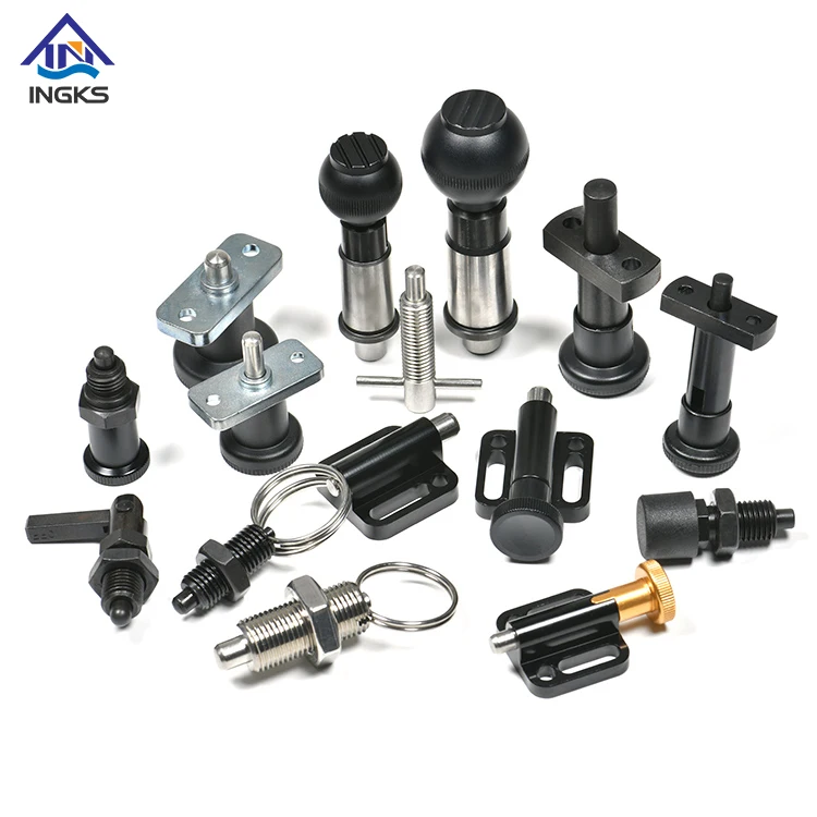 Locking Knob Plunger Spring Knob Plunger Positioning Pins Lock Pin Bolt Fine Thread Screw Indexing Plungers Pin