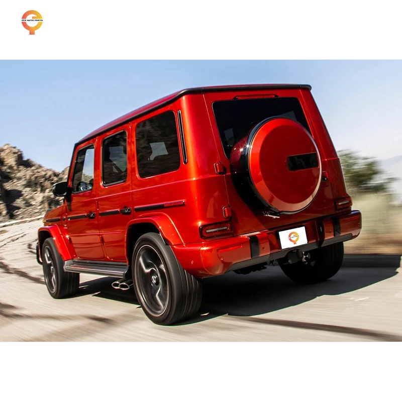 新品 ベンツ W463 W464 Gクラス G350 G500 G63 G65 専用ハンドル カバー ガーニッシュ　カーボン製　5pセット