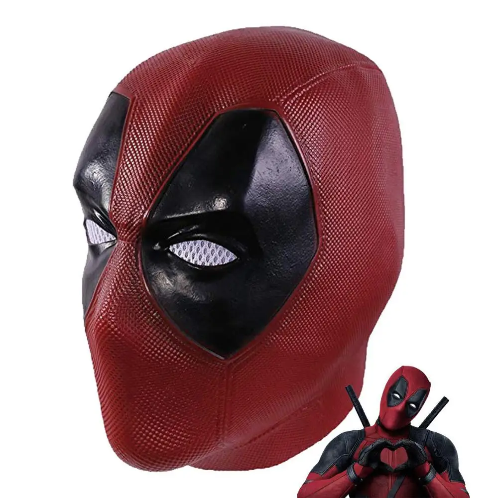Halloween Latex Deadpool Mask - Custom Full Face Movie Mask for
