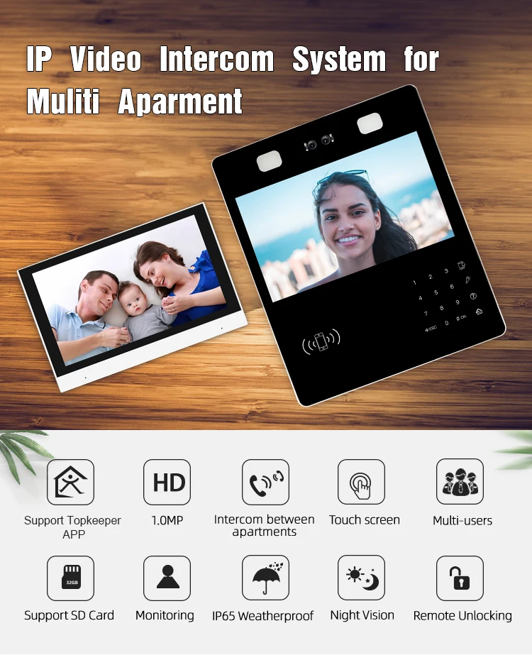 Access Control With Video Door Phone Visual Multi