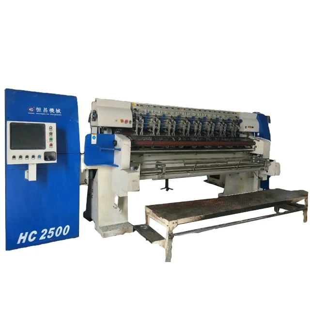 HengChang Second Hand Quilting Machine HC2500 HC3000 HC3200 with Automatic Cutting Panel