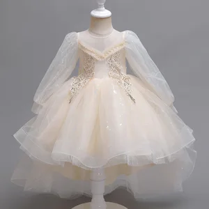 Competitively Priced Long Sleeve Tutu Dress for Baby Girls Made in China-OEM ODM Party Style Princess Dress Children