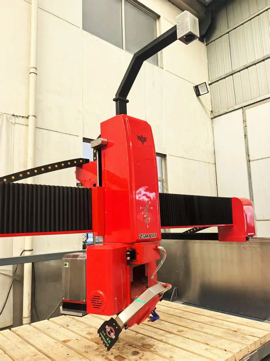 5 Axis 15kw Bridge Cutting Machine for Stone Customizable CNC Machine ...