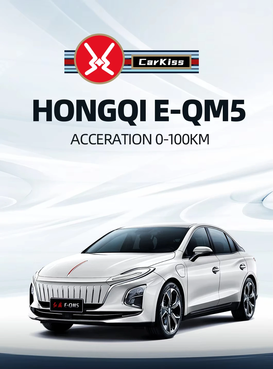 Hongqi Eqm5 Hot Sale 2024 High-speed EV car In Stock R18 Tire Middle Vehicle Left Hand Drive adult Car manufacture