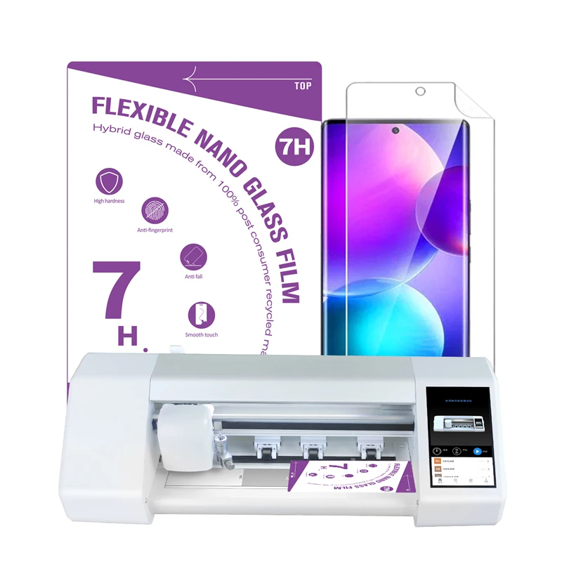 product high quality 7h pet hydrogel screen protector 25d 3d hd clear electroplating full cover mobile phone hydrogel film-1