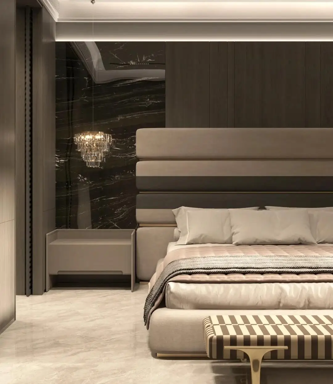 product high quality natural neptune luxury black marble slab polished glazed tiles for hotel villa interior floors walls doors-5