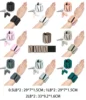 Coppia di braccialetti in silicone con peso