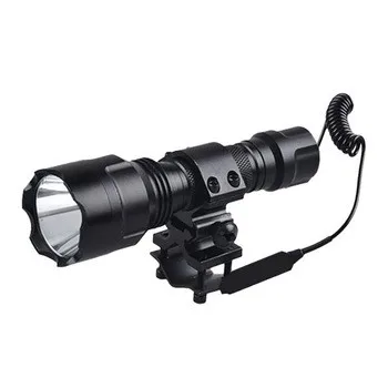 1 Model High Light T6 LED Gun Tactical Flashlight with Pressure Switch