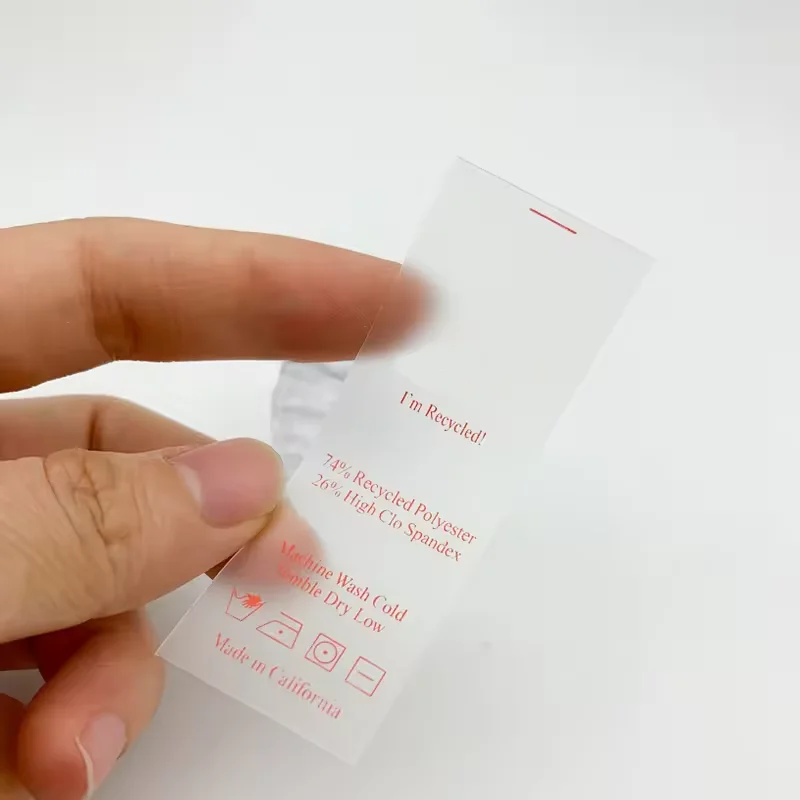Мягкая силиконовая этикетка для мытья одежды