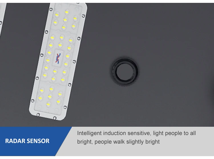 Outdoor 60w 80w 100w 120w Integrated All In One Led Solar Street Light Lithium Battery