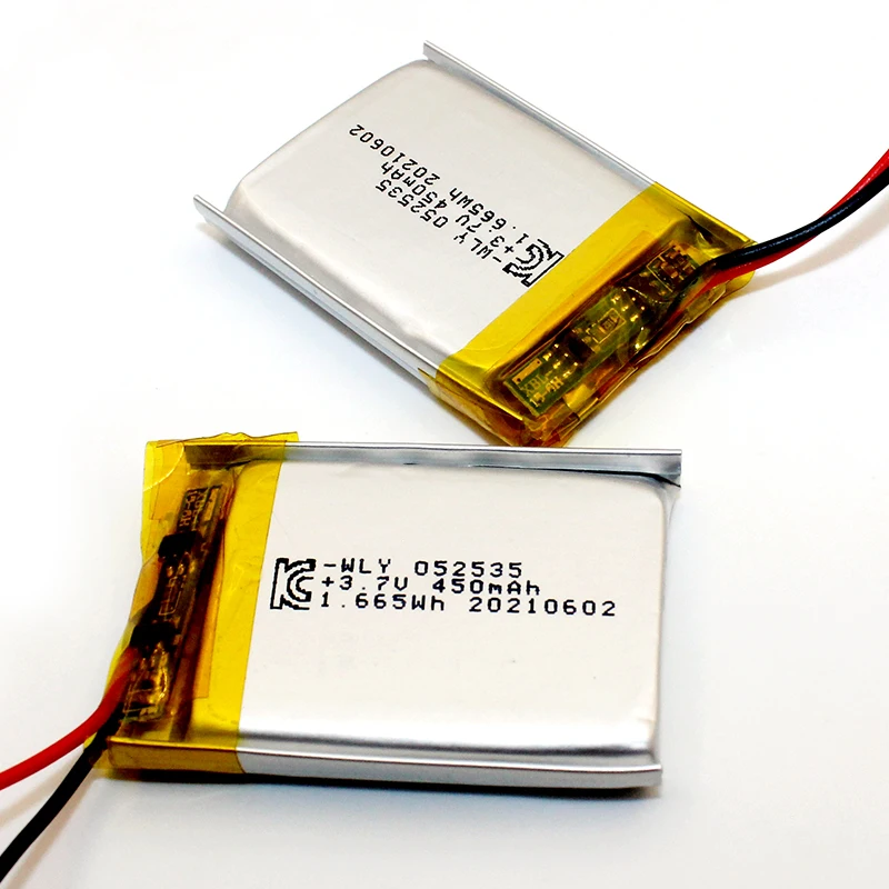 Batterie Li-Po InnCraft 450mAh 3.7V - Modèle 502535 (36x25x5 Mm) - Connecteur Molex 1.25mm - Pour Appareils électroniques