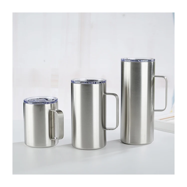 Кружка для кофе из нержавеющей стали с вакуумной изоляцией, 12 унций