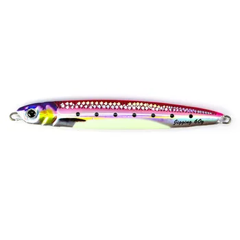 3D Printed Lead Fish 40g/60g/80g Deep-Sea Jigging Spanish Mackerel Iron Plate Bionic Artificial Lure Fast Retrieval Slow Sinking – Metal Jig – view 5