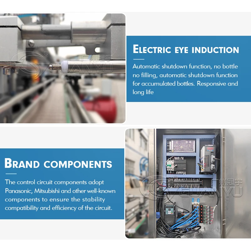 GY, низкая цена, полностью автоматическая роторная машина для розлива ароматических эфирных масел, косметических жидкостей, небольших бутылок