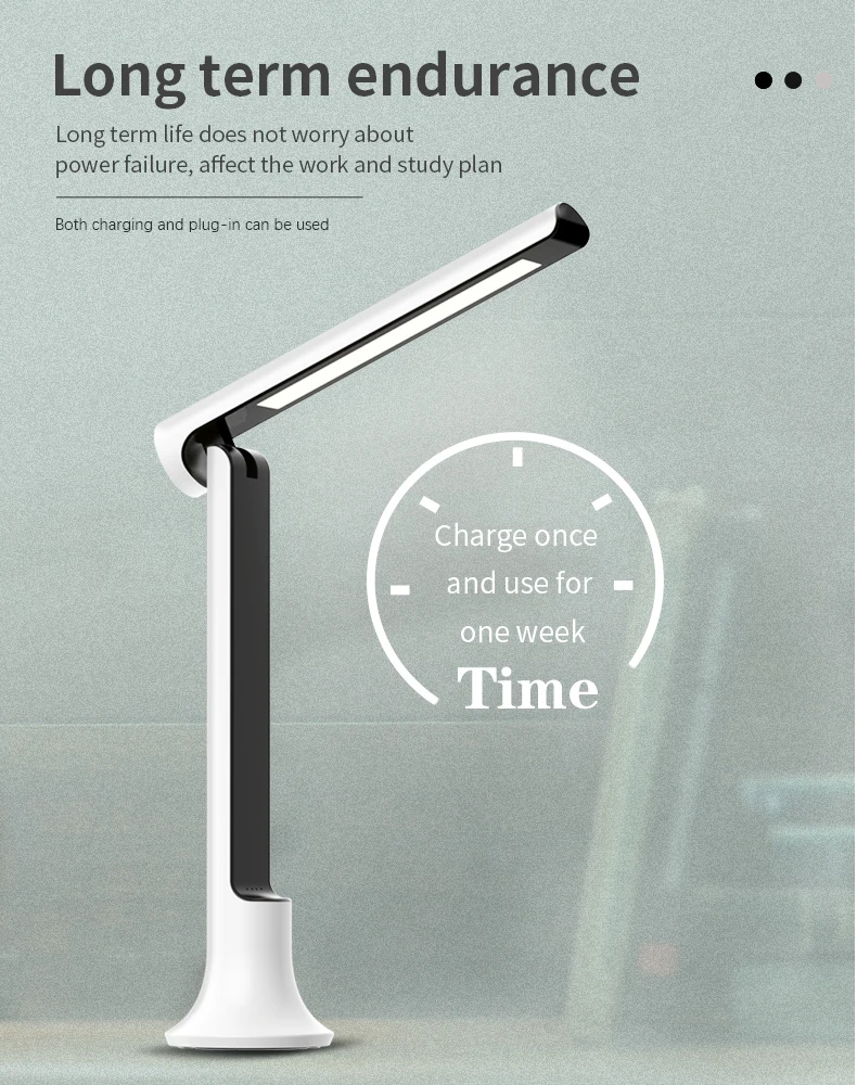 New Design Modern Children Reading LED Desk Lamp In Study USB Rechargeable Table Lamp