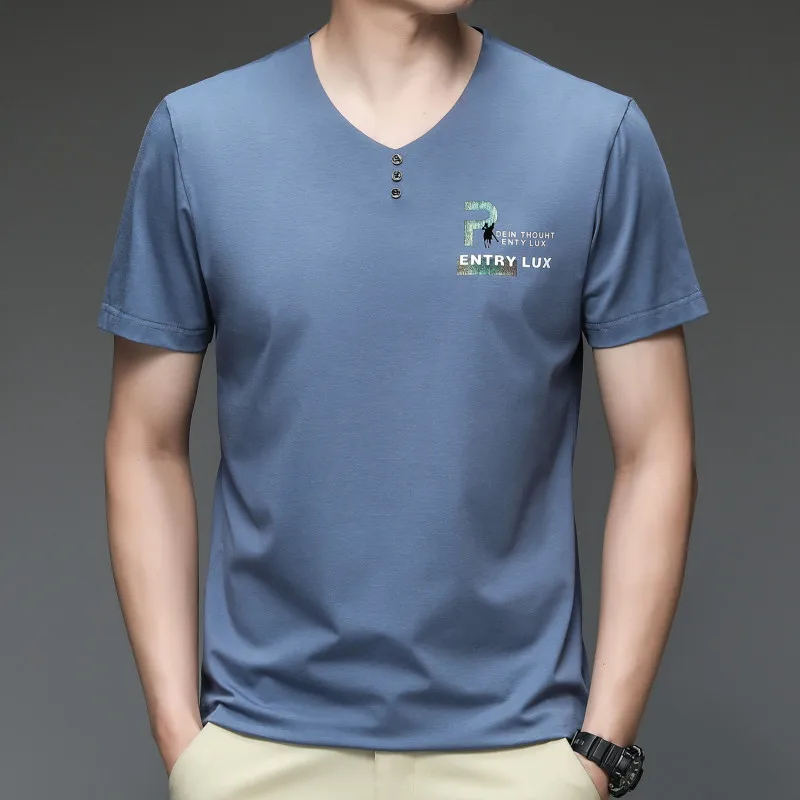 New High Quality Fashion Shirts Soft Cotton t Shirts Cotton 5 Elastane t Shirt