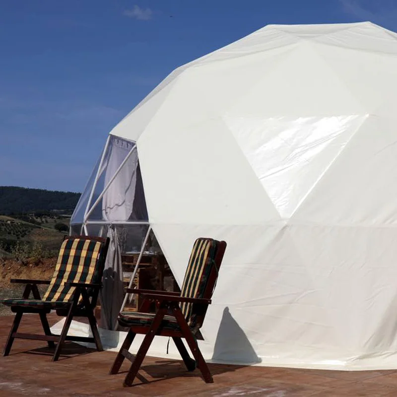5M Small Pvc Tarpaulin Geodesic Dome House for Sale
