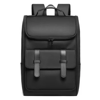 Fashion Unisex Oxford Casual Zipper Backpack Interlayer Leisure Business Backpack Office Computer Bag Laptop Backpack New