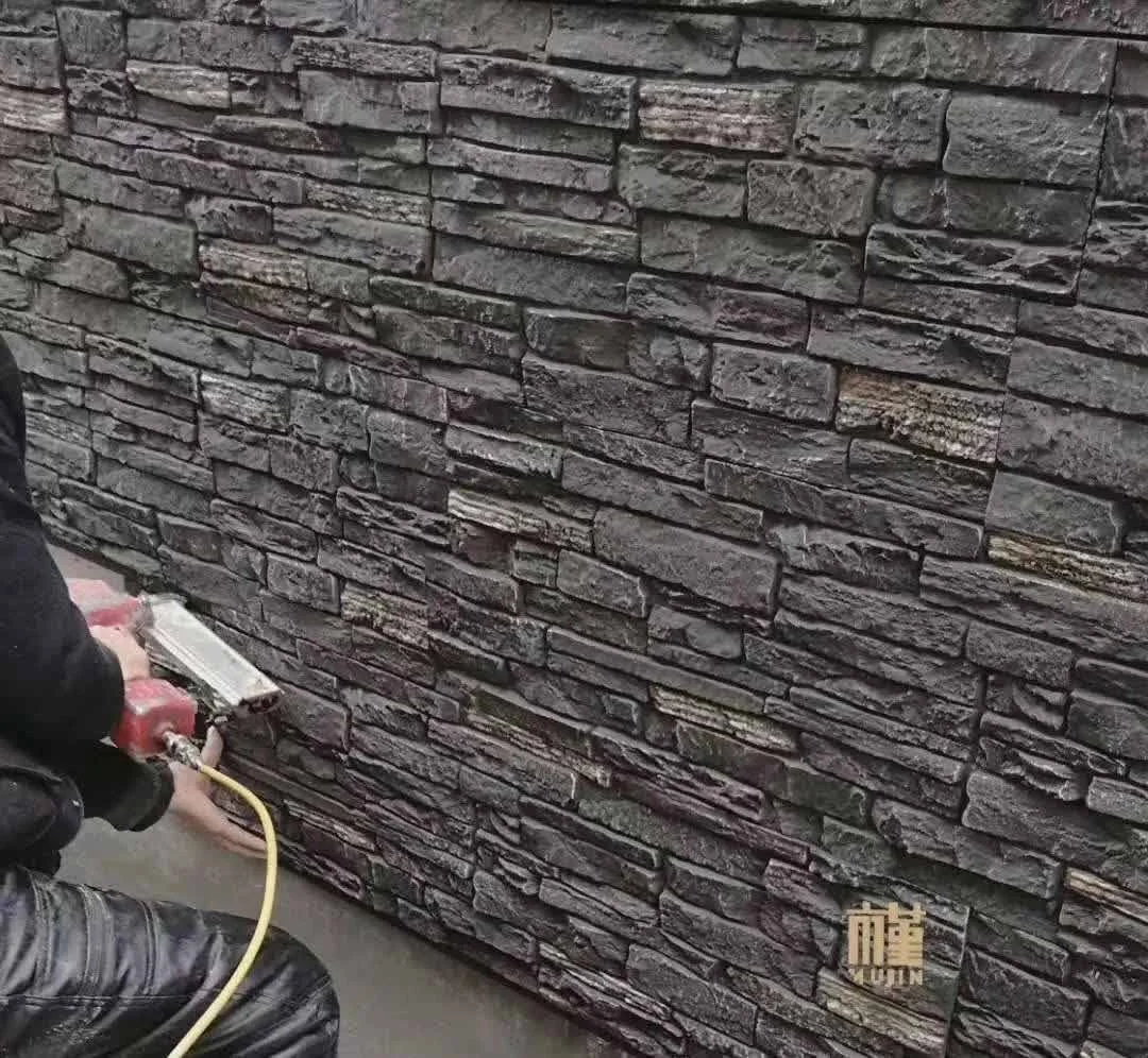 Artifical Stone Panels Clad Mold Composite Fireproof Customized Pu