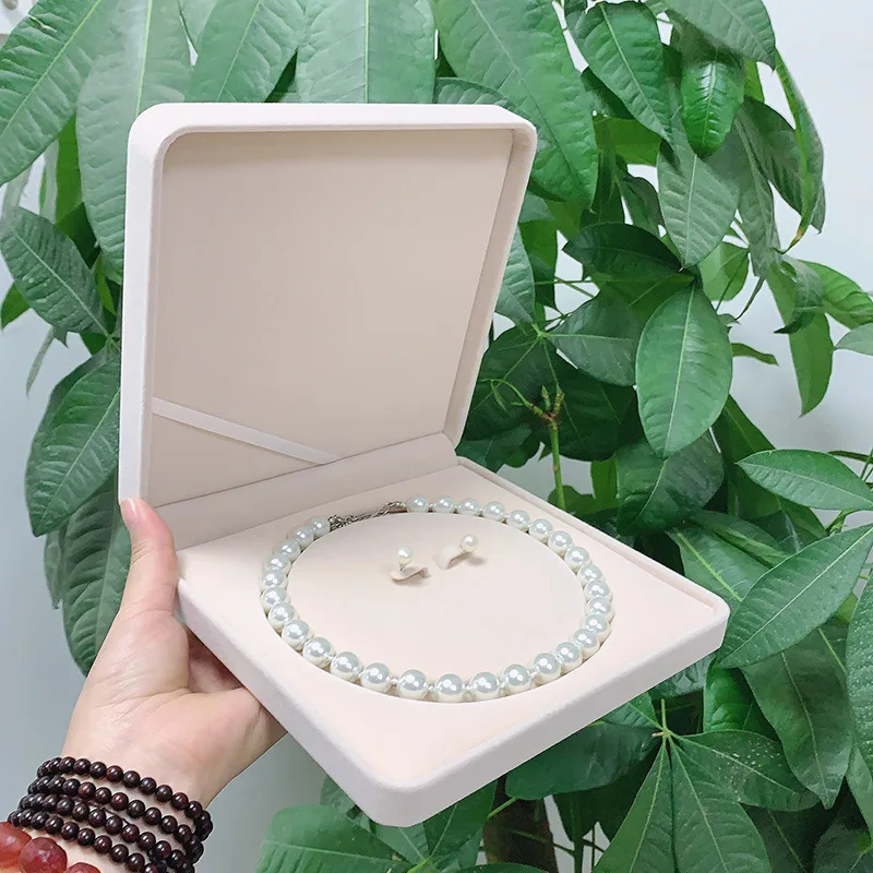 Wholesale Quality Velvet Pearl Necklace Earring Bracelet Jewelry