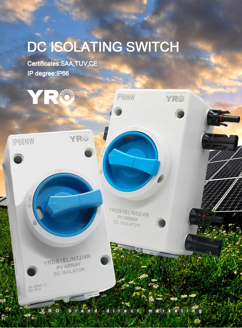 Dc Solar System Ip66 Dc Isolator Switch 1200v 32a Yrds1els32 Buy