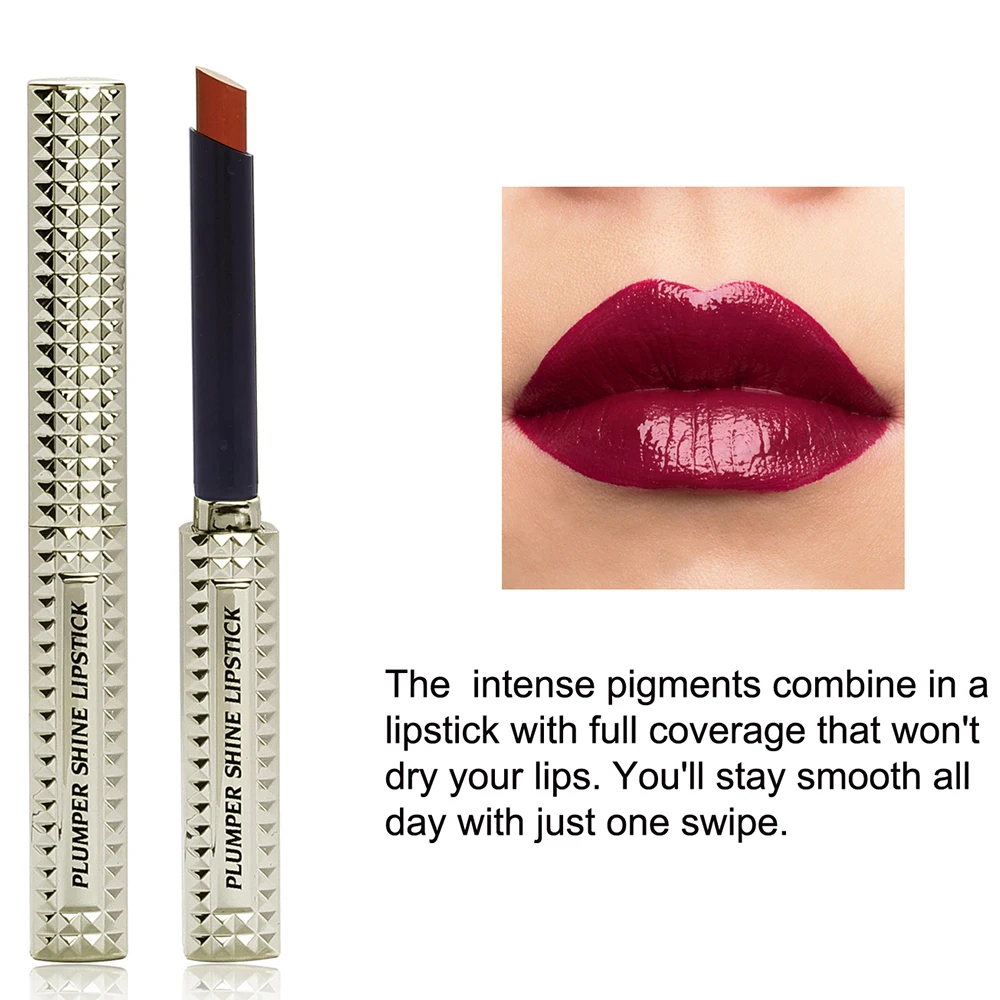 Highly Pigmented Multicolor Romantic Matte Lipstick Makeup Fashion Gluten Free Mini Diamond Sparkle Metal Velvet Matte Lipstick