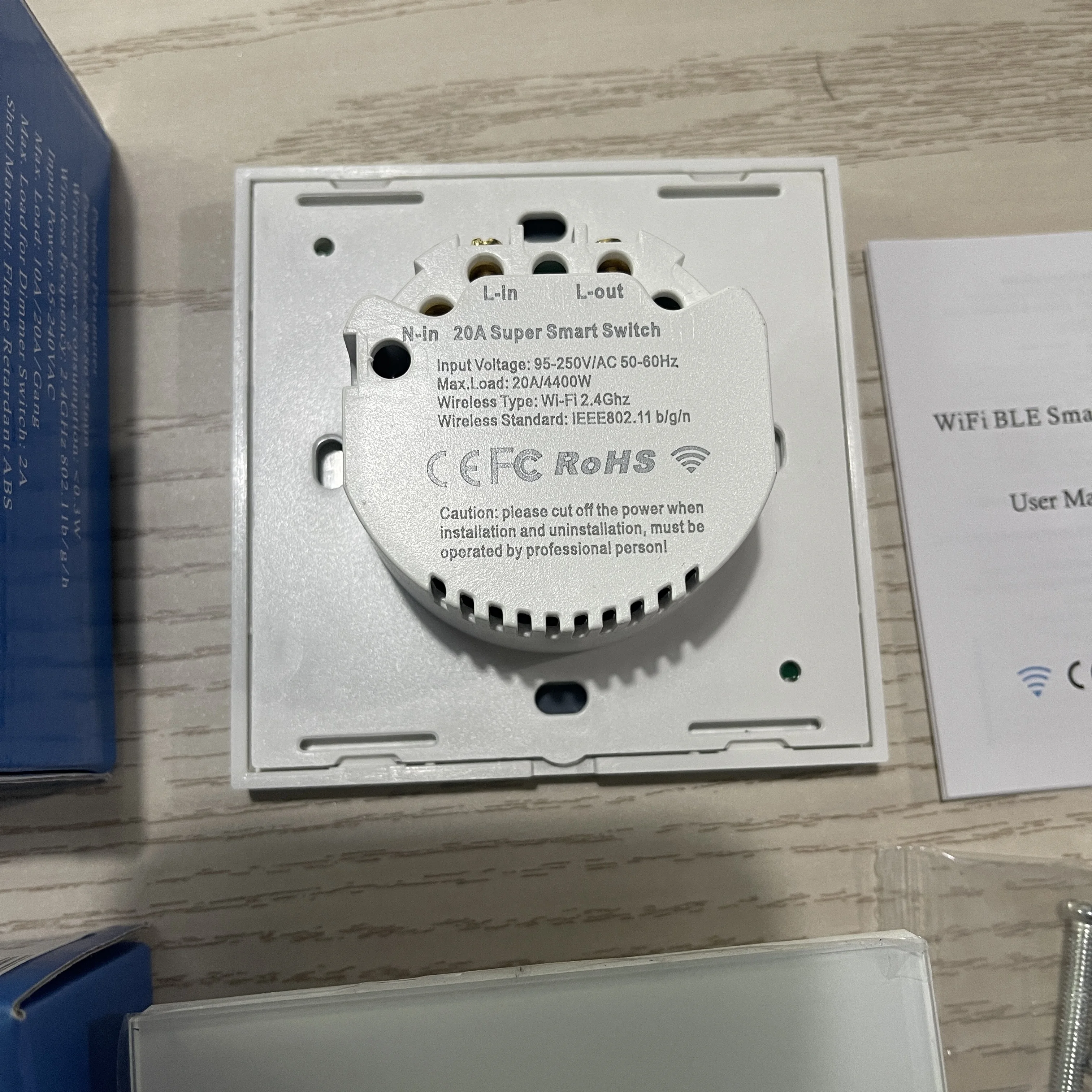 Customize 20A Remote Control Air Conditioner Water Heater Switch Tuya EWelink App Wireless Timer WiFi Smart Boiler Switch
