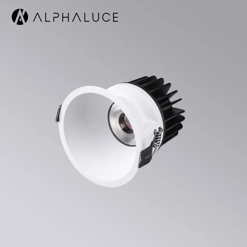 Alpha Lighting Dim to Warm 6500K Smart Ceil Led Downlight Round 10W Ip54 Bathroom Deep Downlight Led Recessed