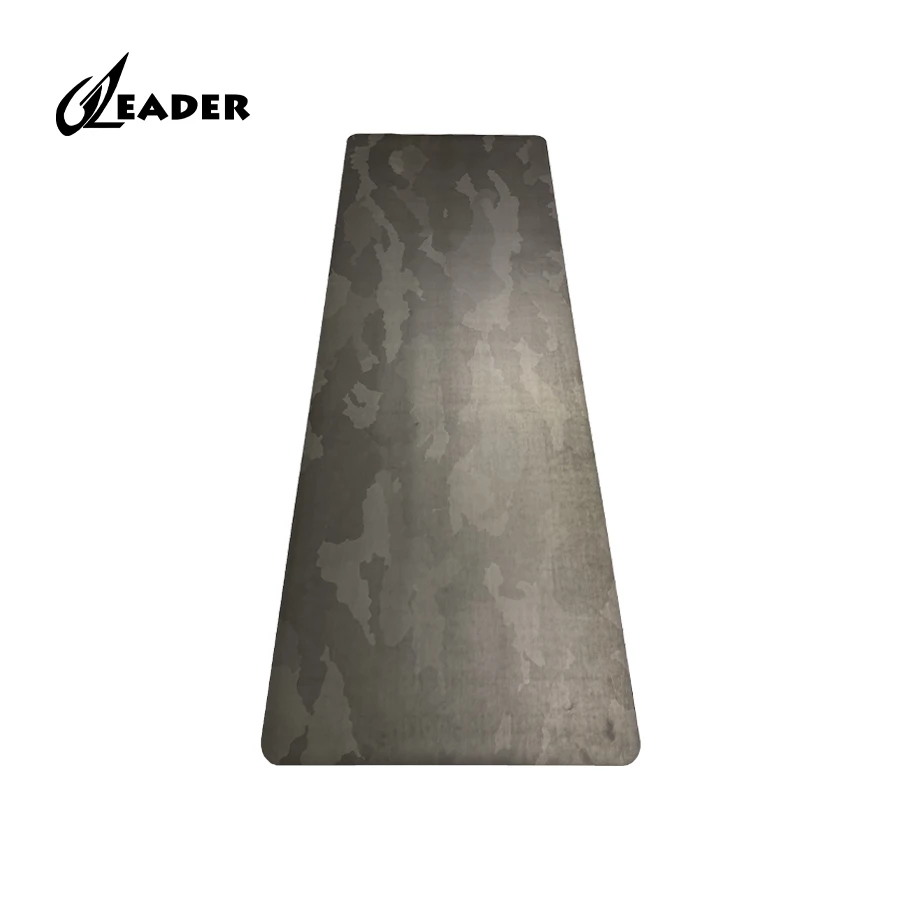 Индивидуальные дизайнерские черные коврики для йоги из полиуретана премиум класса с