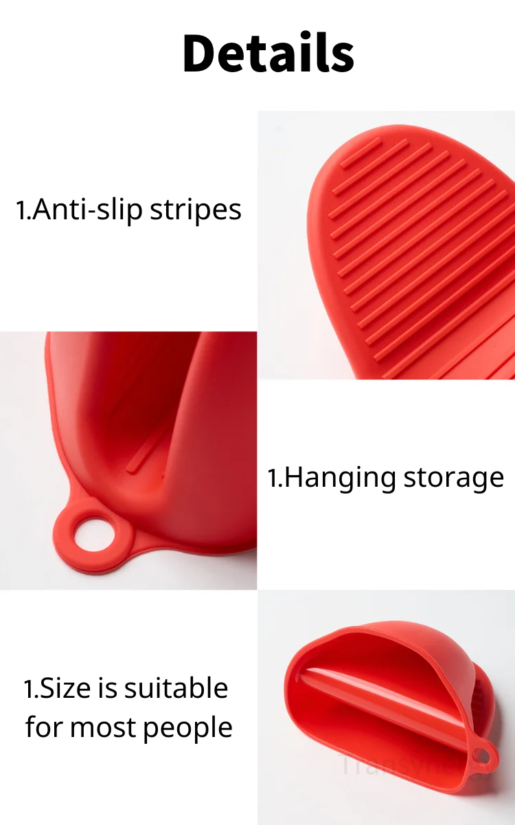 Hot Selling Heat Resisting Oven Gloves Silicone + Cotton Gloves Oven