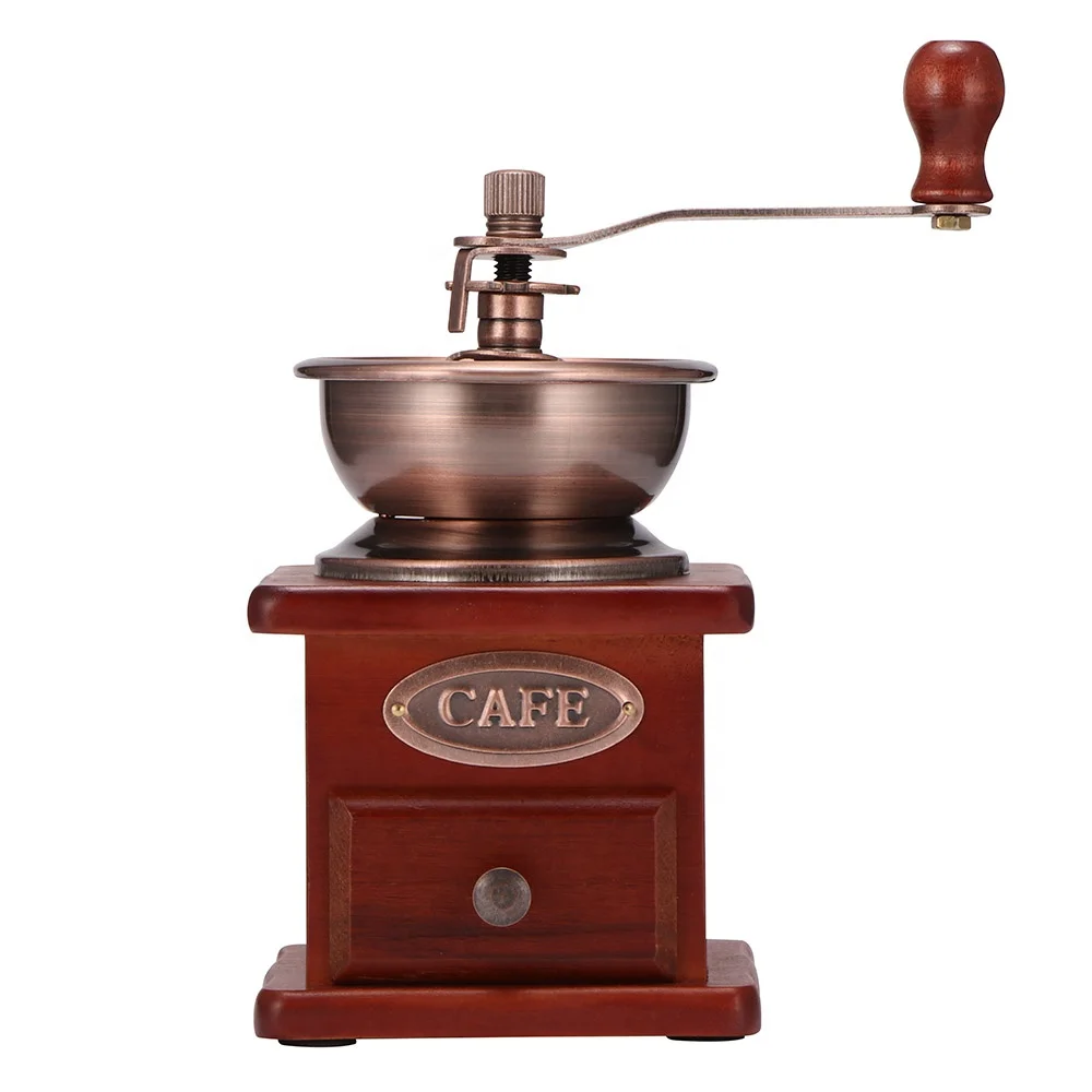 Classical Wooden Manual Coffee Grinder 