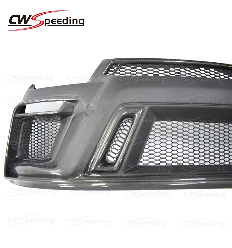 HALF CARBON FIBER FRONT BUMPER for VW SCIROCCO R SCIROCCO